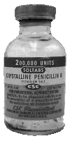 Vintage Penicillin Bottle