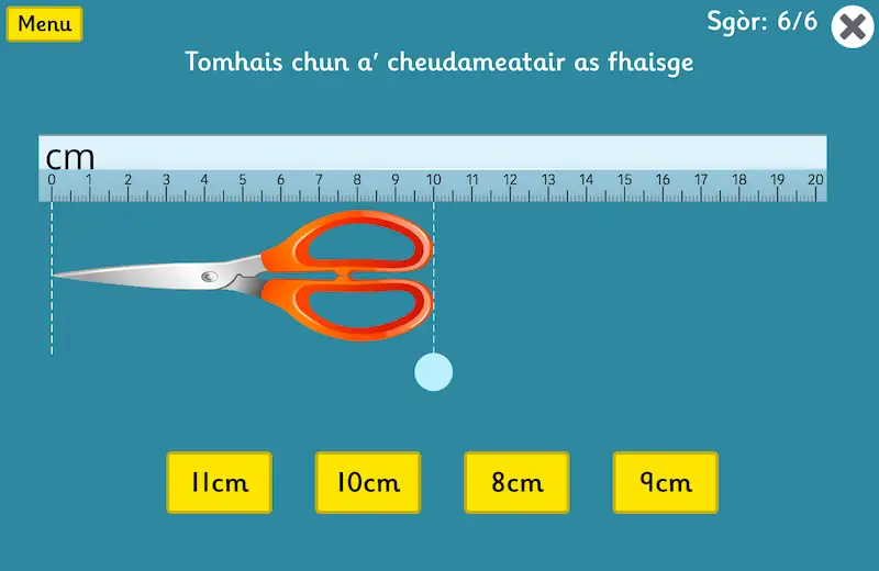A' tomhas ann an ceudameatairean